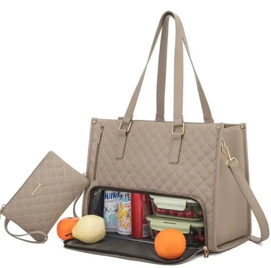 Lisslune | Bagsball 2-in-1 – Stylish Tote Bag with Insulated Lunch Compartment