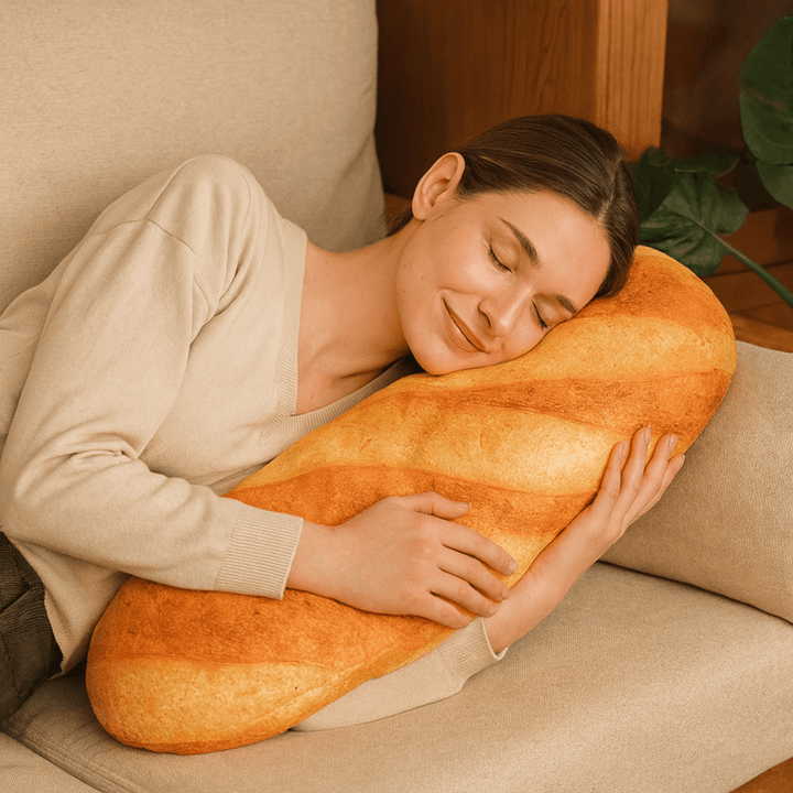 Lisslune | BAGUETTINA – Plush French Bread Pillow for Cozy Comfort