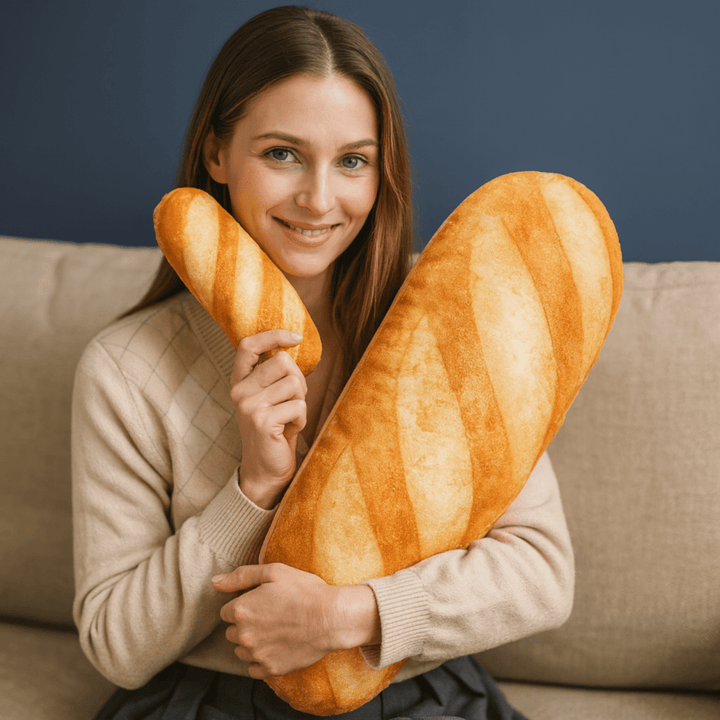 Lisslune | BAGUETTINA – Plush French Bread Pillow for Cozy Comfort