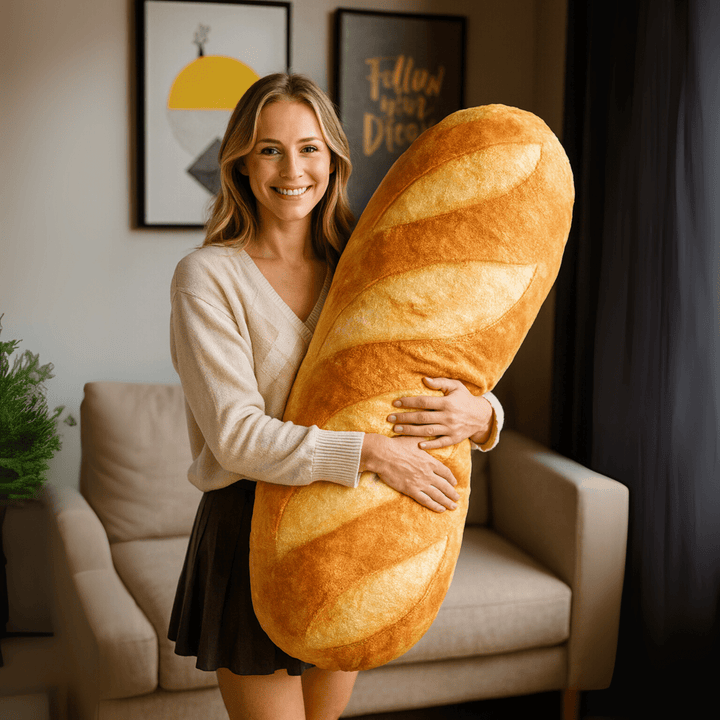 Lisslune | BAGUETTINA – Plush French Bread Pillow for Cozy Comfort