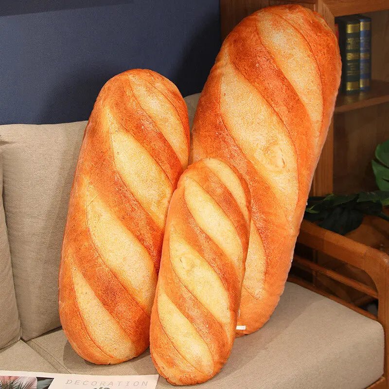 Lisslune | BAGUETTINA – Plush French Bread Pillow for Cozy Comfort
