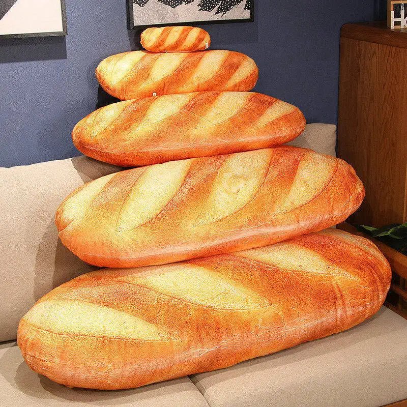 Lisslune | BAGUETTINA – Plush French Bread Pillow for Cozy Comfort