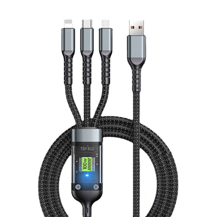 Lisslune | Super Fast Charging 3-in-1 Data Cable