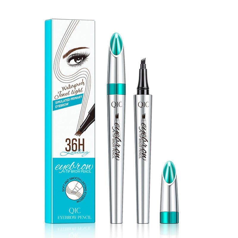 Lisslune | Waterproof 3D eyebrow pencil with 4 fork tips
