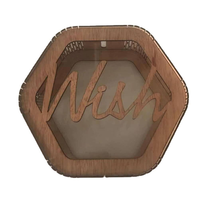 Lisslune | Personalized Wedding Card Hexagon Box