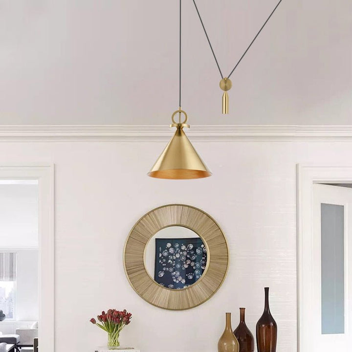 Lisslune | LuxeBalance – Modern Copper Ceiling Lamp