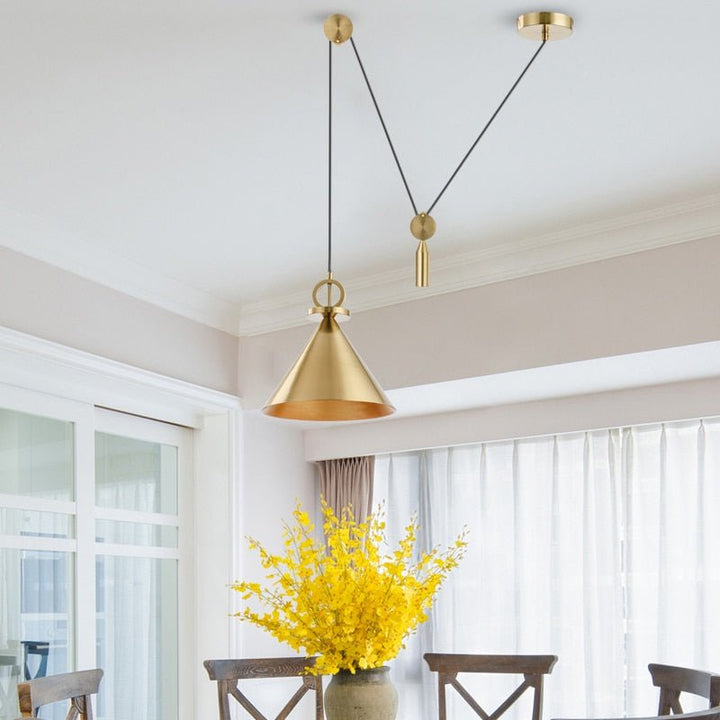 Lisslune | LuxeBalance – Modern Copper Ceiling Lamp