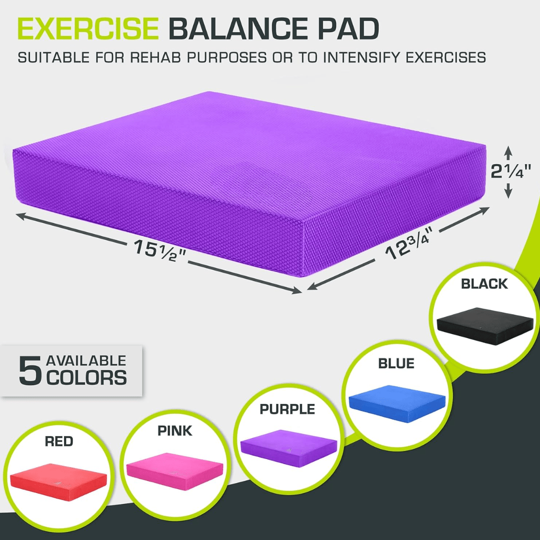 Lisslune | BalancePro – Anti-Slip Foam Mat for Balance, Yoga, and Stability Training