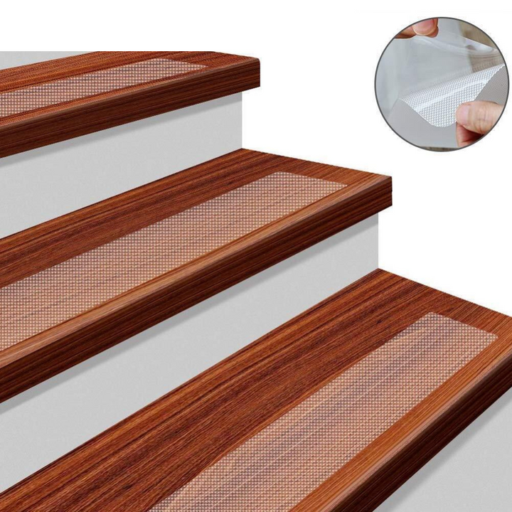 Lisslune | Clear Non-Slip Stair Tread Strips – Indoor Safety Grip Tape for Steps