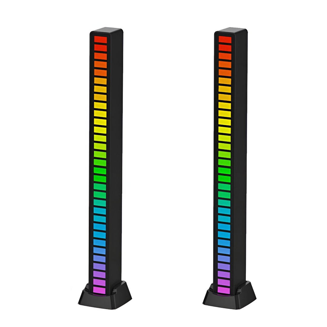 Lisslune | Smart Sound-Activated RGB Light Bar | Music Sync LED Ambient Lighting