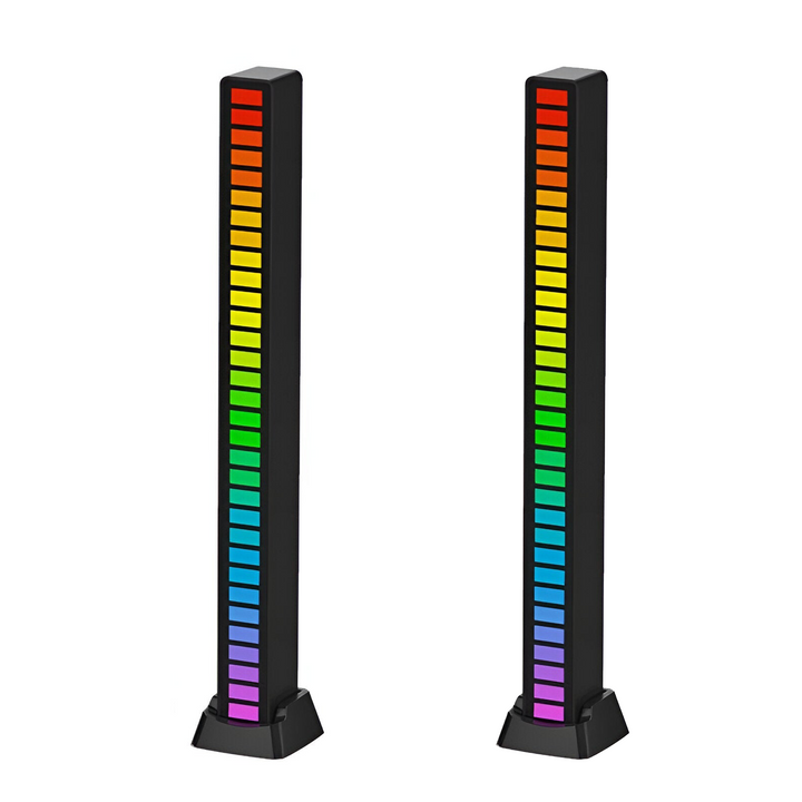 Lisslune | Smart Sound-Activated RGB Light Bar | Music Sync LED Ambient Lighting