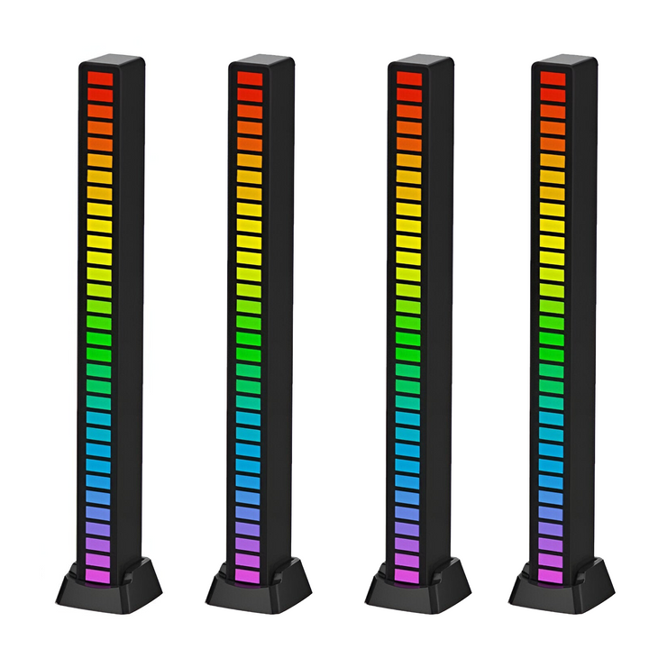 Lisslune | Smart Sound-Activated RGB Light Bar | Music Sync LED Ambient Lighting