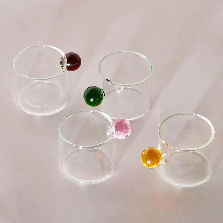 Lisslune | Treated Espresso Glass Cup Set of 2