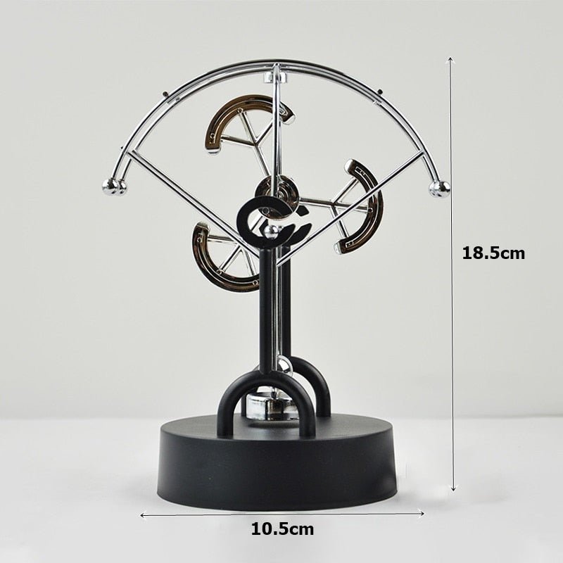Lisslune | Ball Rotating Perpetual Motion Pendulum Interactive Ornament