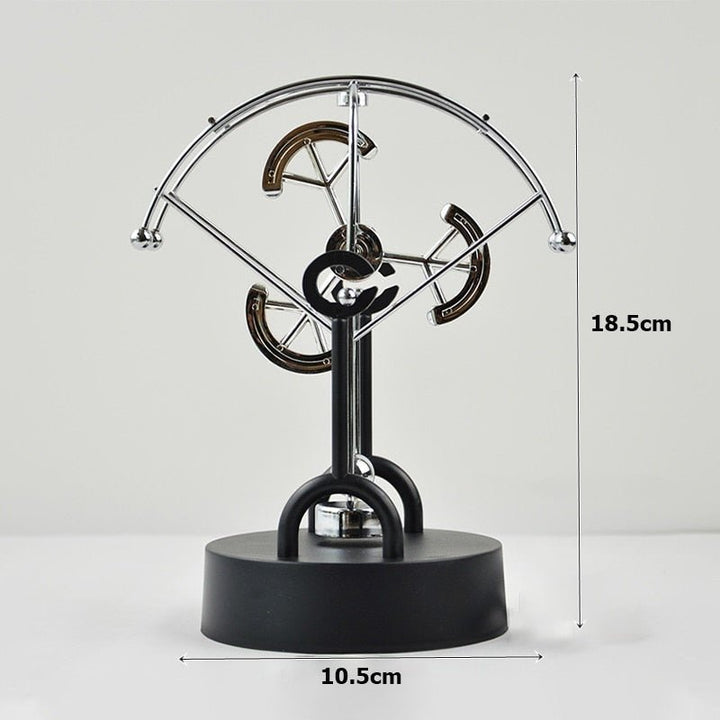 Lisslune | Ball Rotating Perpetual Motion Pendulum Interactive Ornament