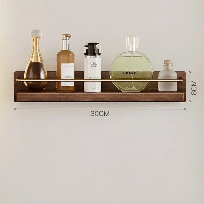 Lisslune | BAMBOORA – Bamboo Wall-Mounted Coat Rack with Shelf for Smart Storage