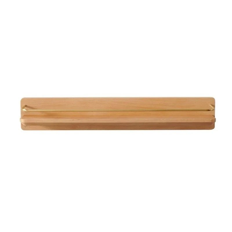 Lisslune | BAMBOORA – Bamboo Wall-Mounted Coat Rack with Shelf for Smart Storage