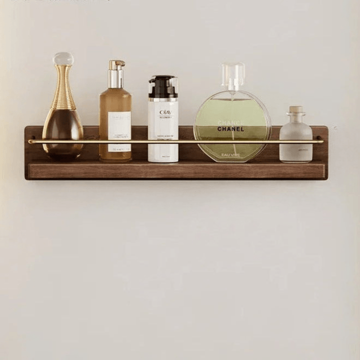 Lisslune | BAMBOORA – Bamboo Wall-Mounted Coat Rack with Shelf for Smart Storage