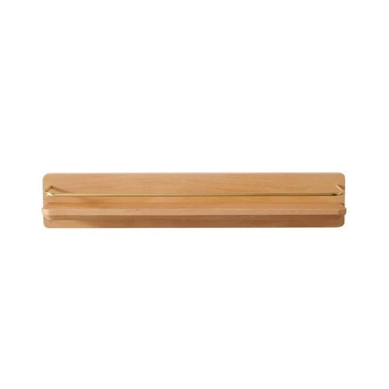 Lisslune | BAMBOORA – Bamboo Wall-Mounted Coat Rack with Shelf for Smart Storage