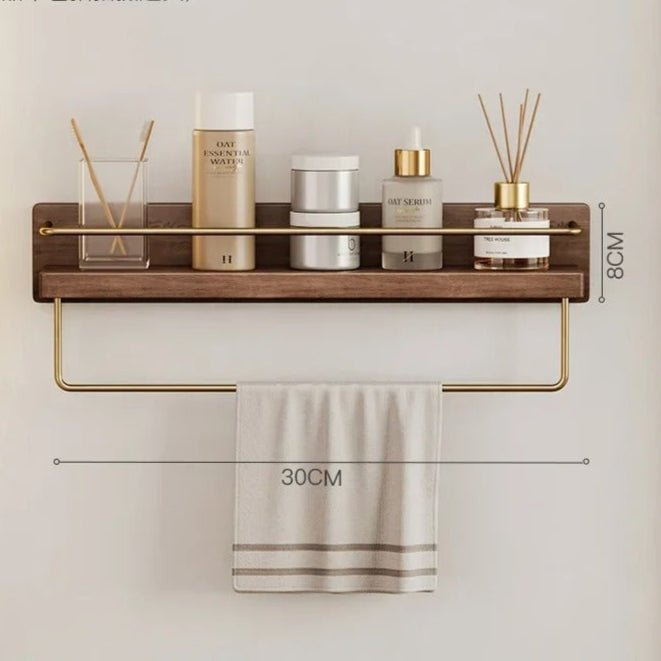 Lisslune | BAMBOORA – Bamboo Wall-Mounted Coat Rack with Shelf for Smart Storage