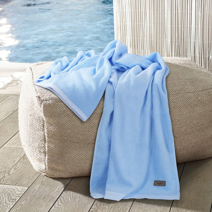 Lisslune | Bambora Plush Bath Towel | Extra-soft bamboo fabric for spa, gym, and home use