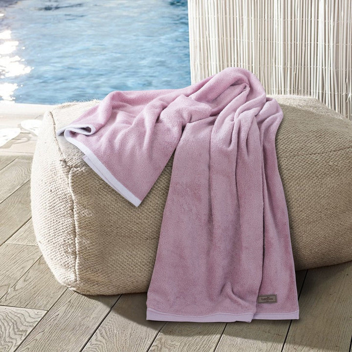 Lisslune | Bambora Plush Bath Towel | Extra-soft bamboo fabric for spa, gym, and home use