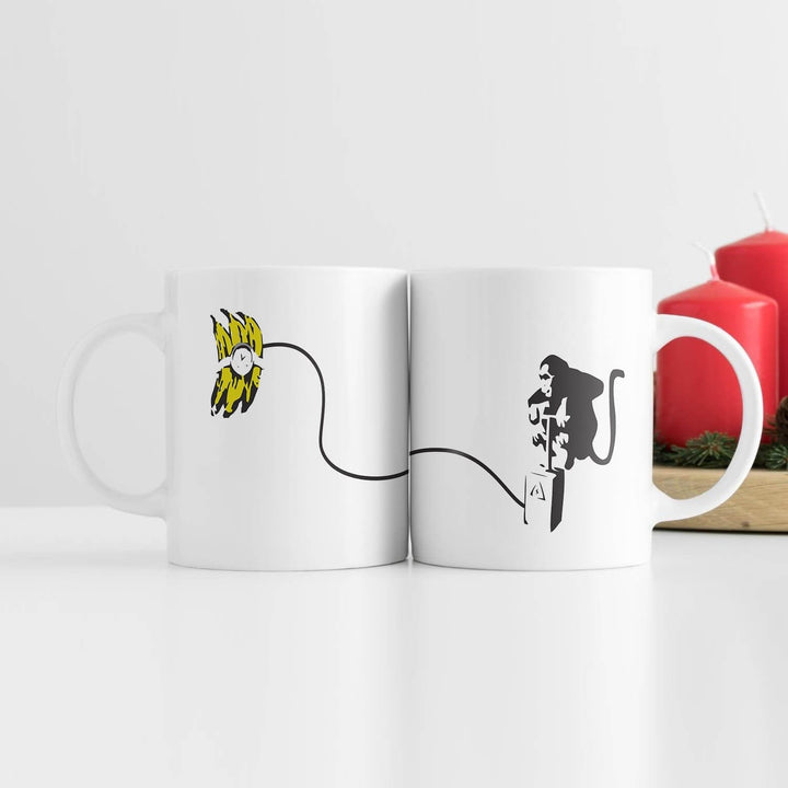 Lisslune | Banksy Monkey Banana Bomb Mug