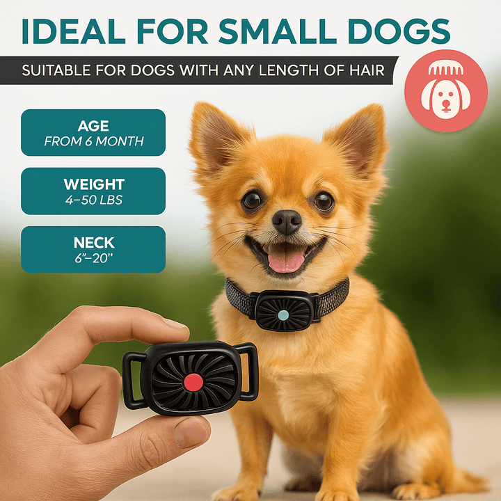 Lisslune | BarkLess Nano – Gentle Anti-Bark Collar for Puppies & Small Dogs