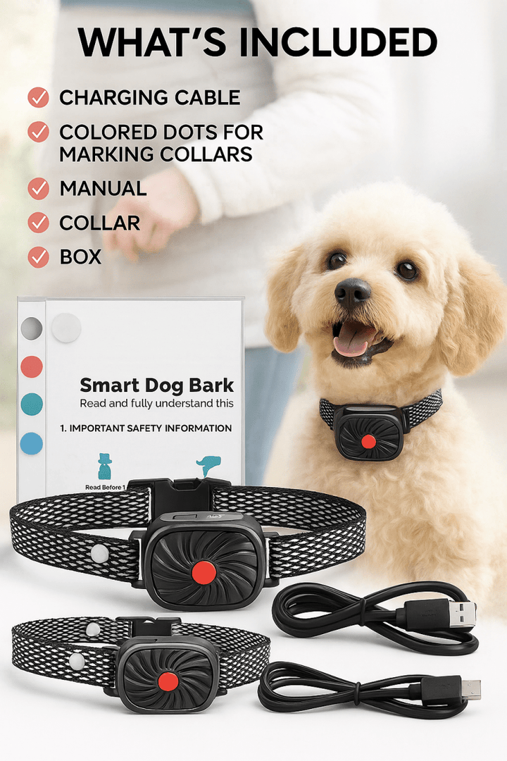 Lisslune | BarkLess Nano – Gentle Anti-Bark Collar for Puppies & Small Dogs