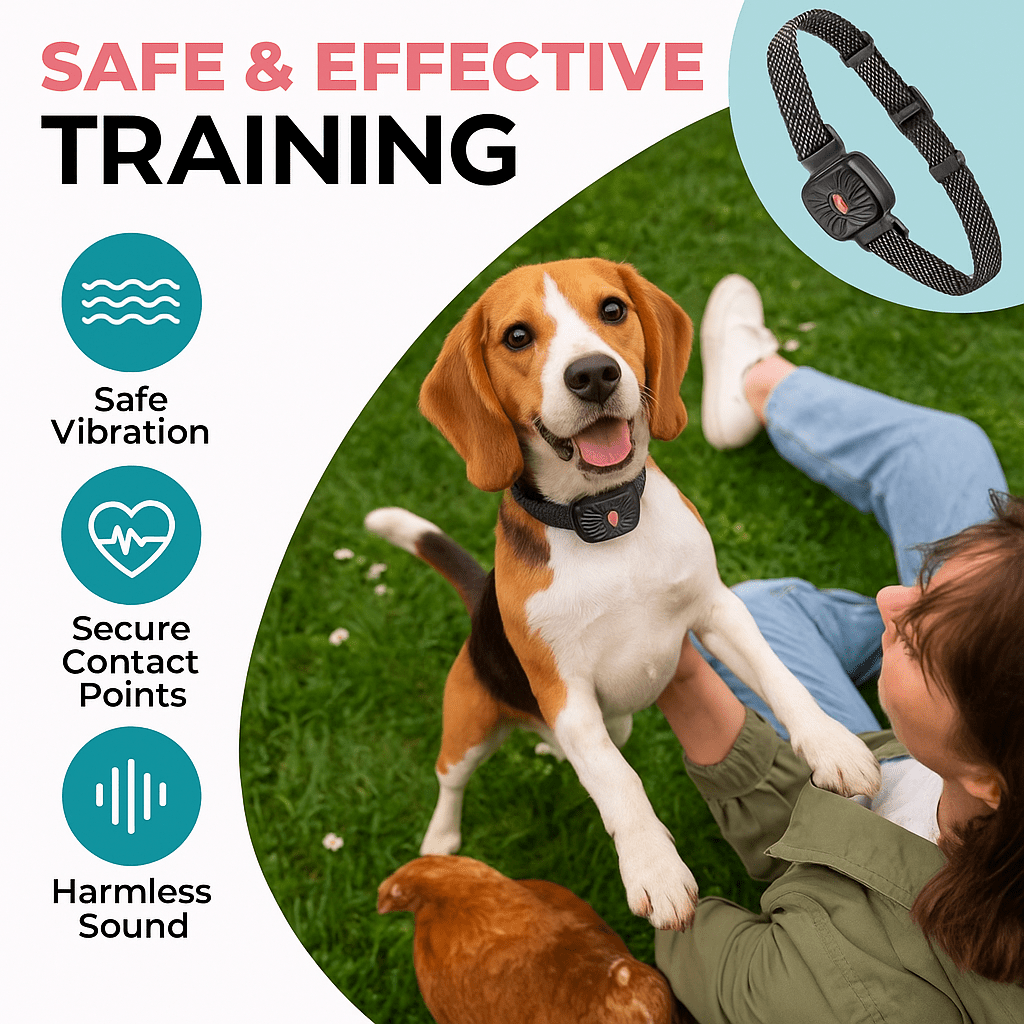 Lisslune | BarkLess Nano – Gentle Anti-Bark Collar for Puppies & Small Dogs