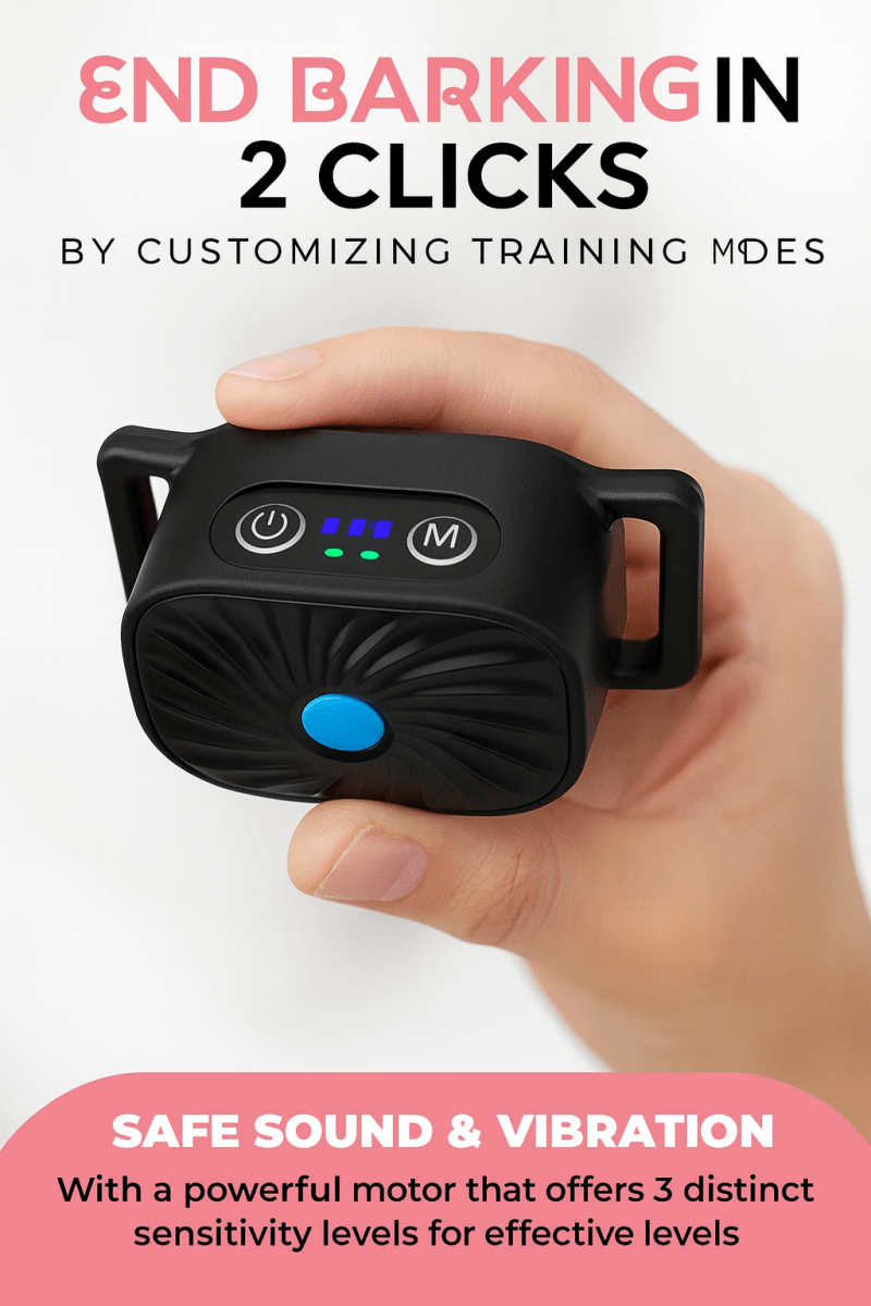 Lisslune | BarkLess Nano – Gentle Anti-Bark Collar for Puppies & Small Dogs