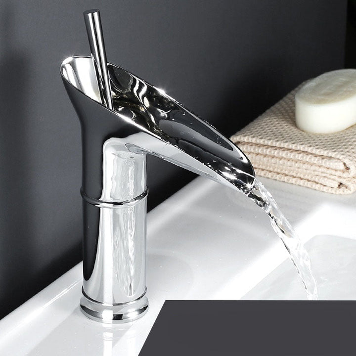 Lisslune | Waterfall Antique Faucet Bathroom Sink Faucet Brass Sink Mixers