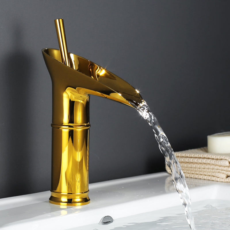 Lisslune | Waterfall Antique Faucet Bathroom Sink Faucet Brass Sink Mixers