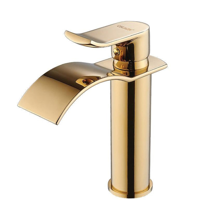 Lisslune | Vanity faucet waterfall faucet brass vanity faucet mixer tap