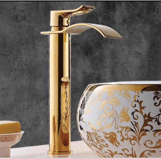 Lisslune | Vanity faucet waterfall faucet brass vanity faucet mixer tap