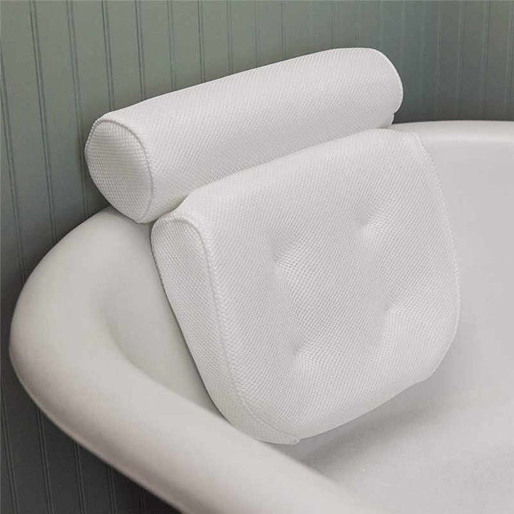 Lisslune | NeckCush Bath Pillow – Ergonomic Neck & Head Support
