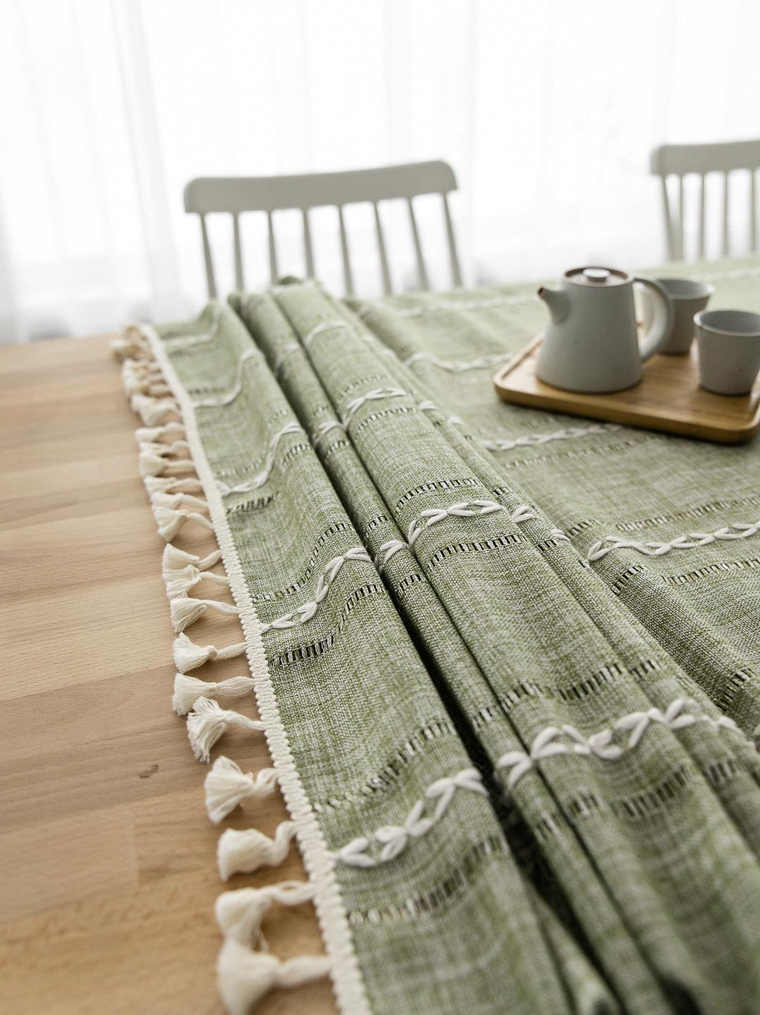 Lisslune | Batillo Linen Tablecloth | Tablecloth, Indoor & Outdoor