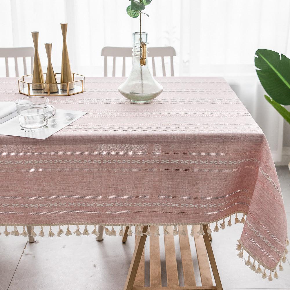 Lisslune | Batillo Linen Tablecloth | Tablecloth, Indoor & Outdoor