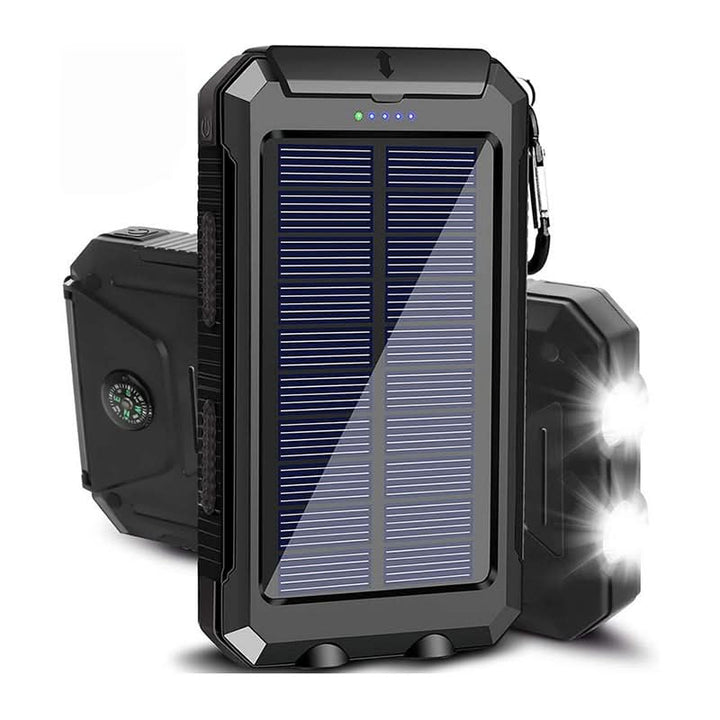 Lisslune | Solar Power Bank 20000mAh with LED Light