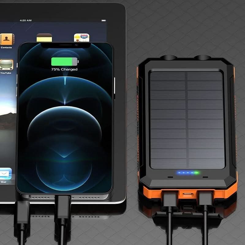 Lisslune | Solar Power Bank 20000mAh with LED Light