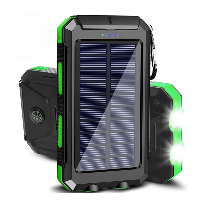 Lisslune | Solar Power Bank 20000mAh with LED Light
