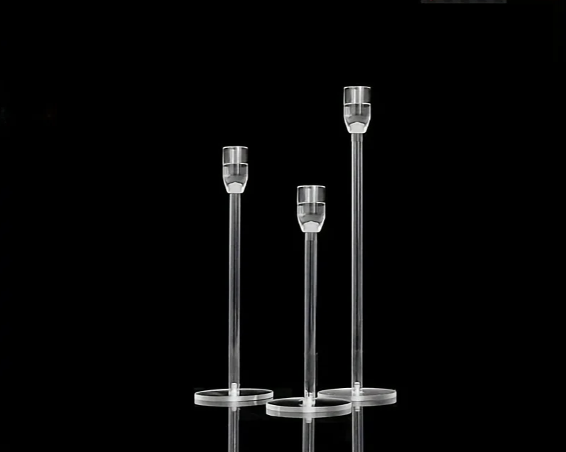 Lisslune | LumenAcry Acrylic Candle Holder Set (3-piece)