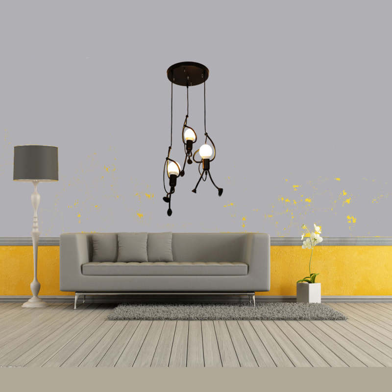 Lisslune | Retro Iron Man Pendant Light