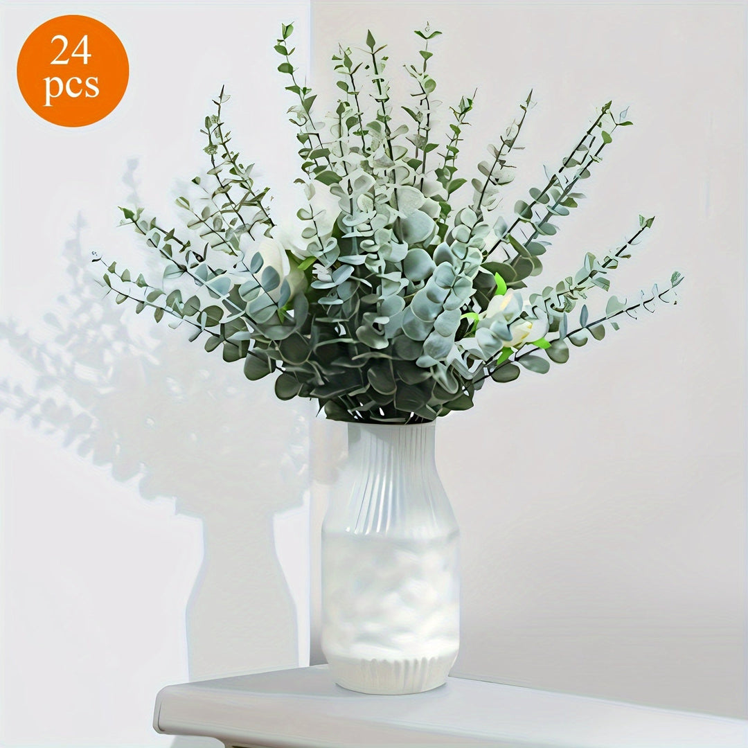 Lisslune | SpringEuca Artificial Eucalyptus – Decorative Centerpiece for Get Well or Hanukkah