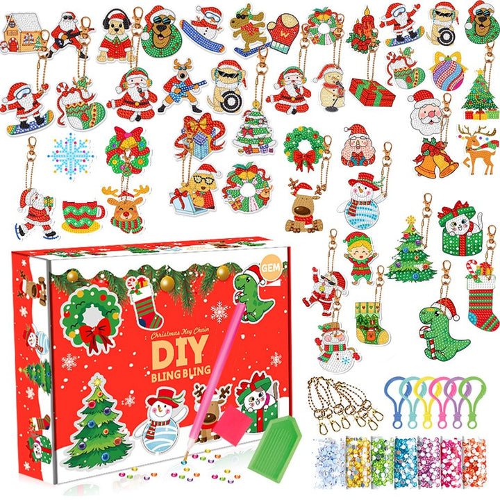 Lisslune | 5D Christmas DIY Diamond Painted Set