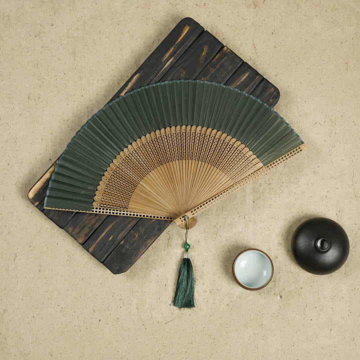 Lisslune | Hand fan made of bamboo silk