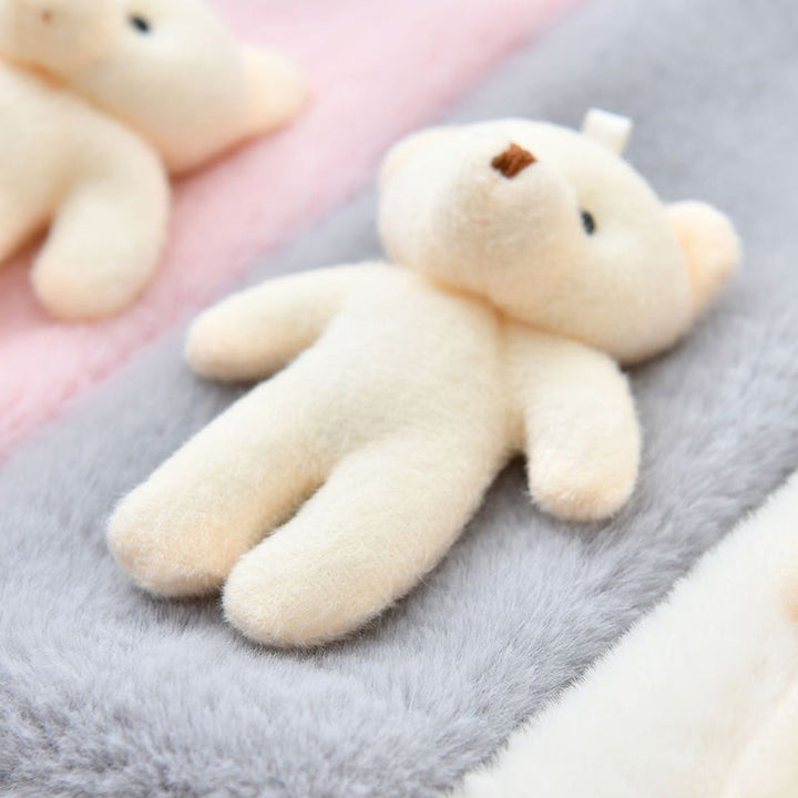 Lisslune | Cute Bear Plush Bib For Adult And Child