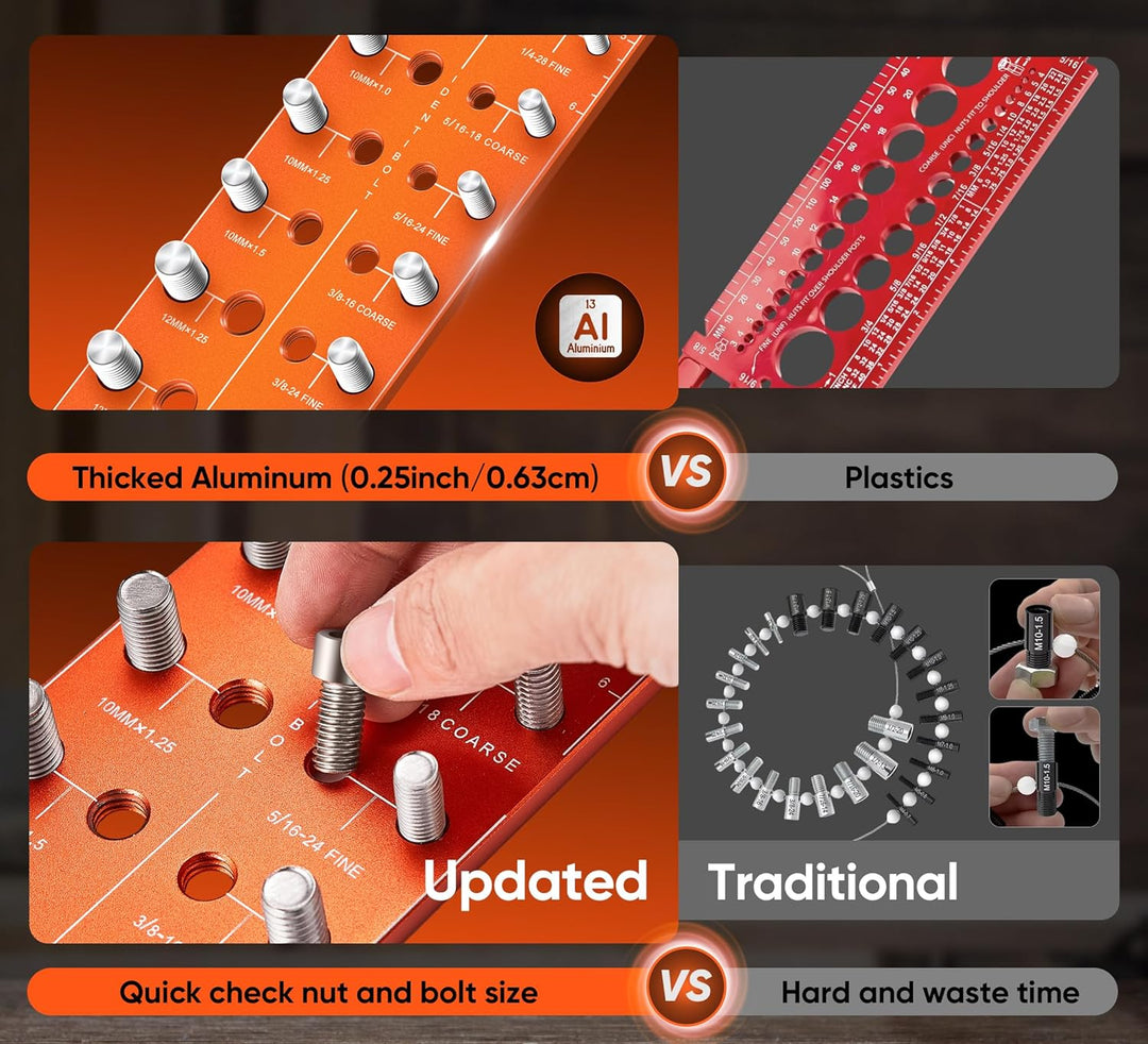 Lisslune | Nut and Bolt Thread Checker