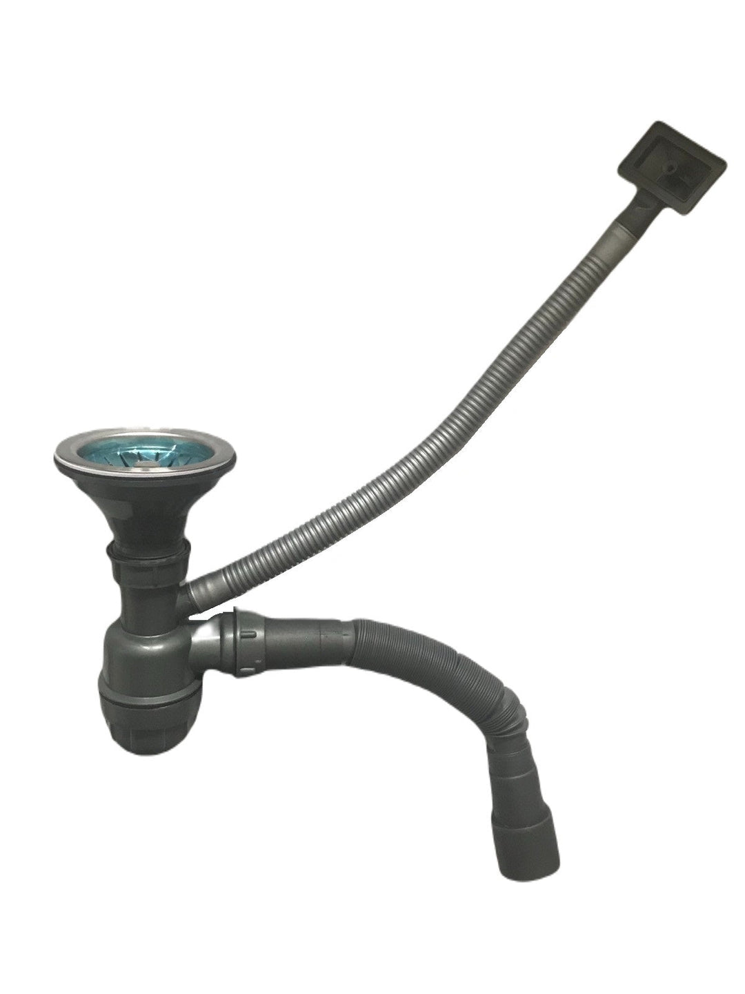 Lisslune | Single Basin Kitchen Sink Micro Len 48x48 + Trap