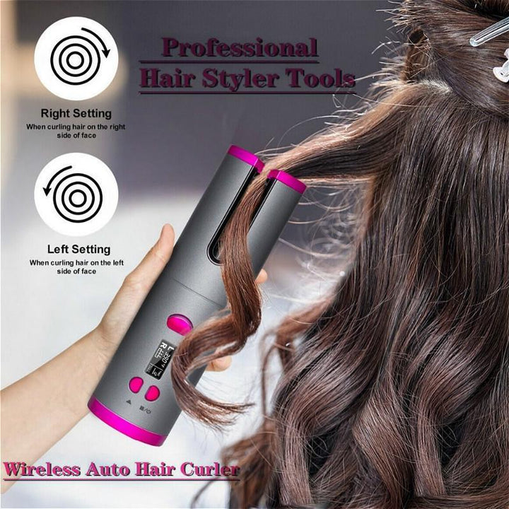 Lisslune | Cordless Auto-Rotation Curling Iron